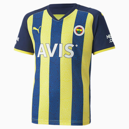 Fenerbahçe S.K. Home Youth Jersey 21/22, Blazing Yellow-Medieval Blue, small