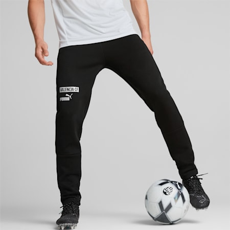 Valencia CF Casuals Fußballhosen Herren, Puma Black-Puma Silver, small