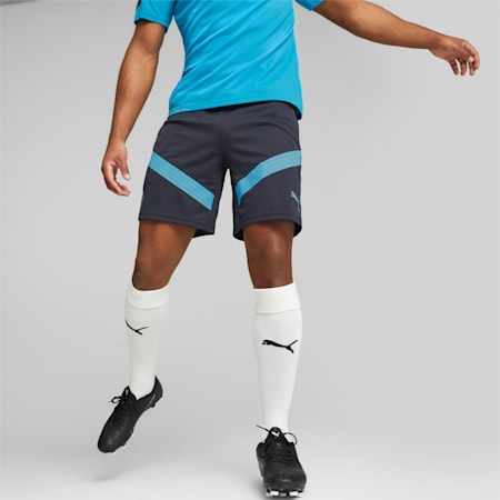 Shorts da training per calcio Olympique de Marseille da uomo, Parisian Night-Bleu Azur, small