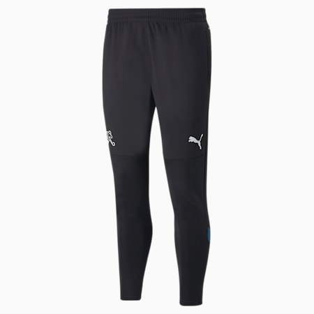 Pantalones de entrenamiento de fútbol de Suiza para hombres, Puma Black-Puma White, small