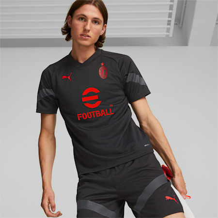قميص التدريب A.C. Milan Football للرجال, Puma Black-Asphalt, small-DFA