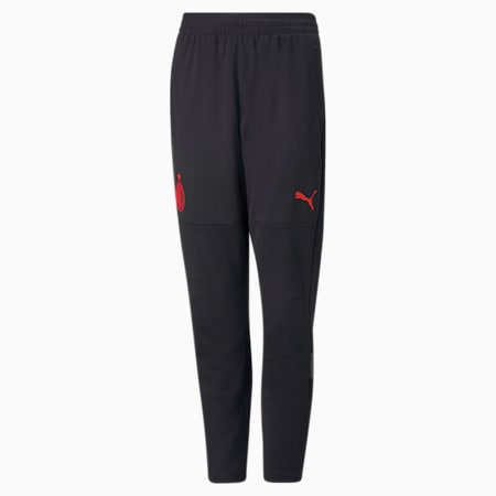 A.C. Milan Football Training Pants Youth, Puma Black-Asphalt, small