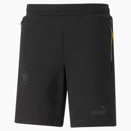 Shorts de fútbol para hombre Casuals del Borussia Dortmund, Puma Black, small