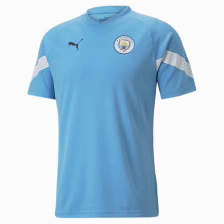 Maillot d’entraînement de football Manchester City F.C. Homme, Team Light Blue-Puma White, small-DFA