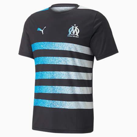 Męska replika koszulki OM Esports, Puma Black-Bleu Azur, small