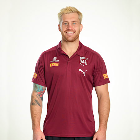 Queensland Maroons Men's Polo, Burgundy, small-AUS