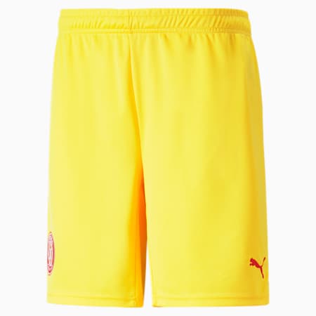 Shorts para hombre réplica de la equipación 22/23 del Girona FC, Spectra Yellow-High Risk Red, small