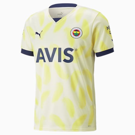 Fenerbahçe S.K. 22/23 Replica Auswärtstrikot Herren, Transparent Yellow-Blazing Yellow, small