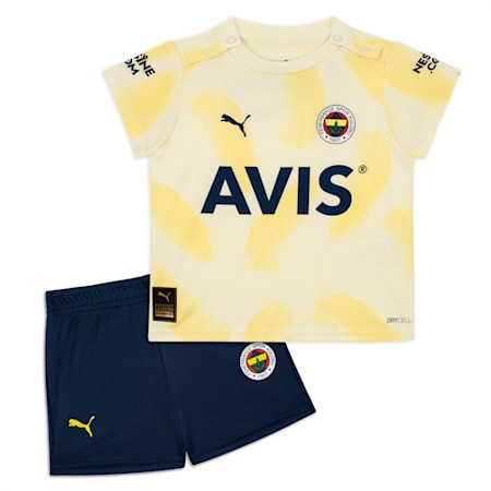 Fenerbahçe S.K. Away 22/23 Baby Kit, Transparent Yellow-Blazing Yellow, small