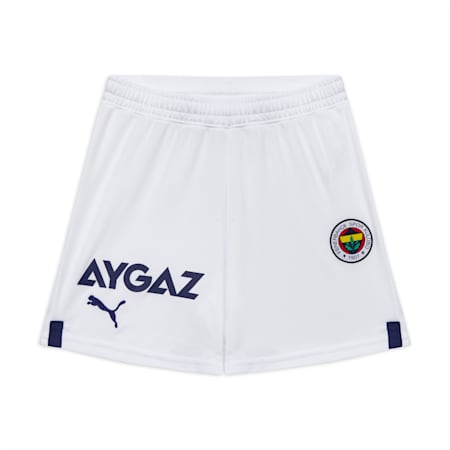 Shorts juveniles réplica del Fenerbahçe S.K.22/23, Puma White-Medieval Blue, small