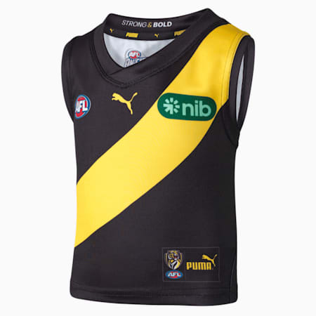 Richmond Football Club Infant Replica Home Guernsey, Puma Black-RFC, small-AUS