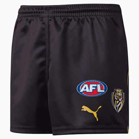 Richmond Football Club Replica Home Short - Youth 8-16 years, Puma Black-Vibrant Yellow-RFC, small-AUS