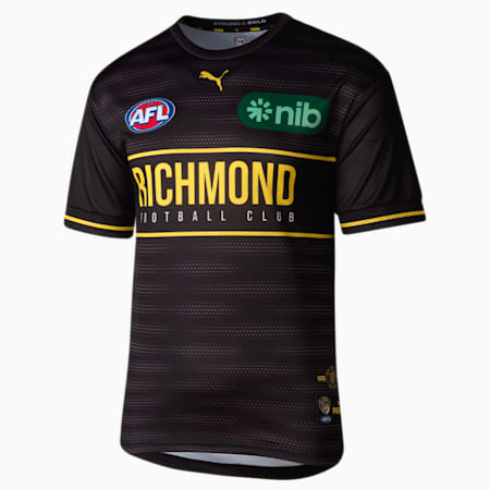 Richmond Football Club Replica Warm Up Top, Puma Black-RFC, small-AUS