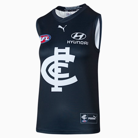 Carlton Football Club Womens Replica HOME Guernsey, Dark Navy-CFC, small-AUS