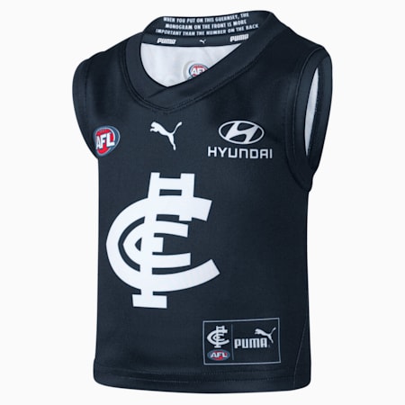 Carlton Football Club Replica HOME Guernsey - Infants 0-4 years, Dark Navy-CFC, small-AUS