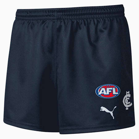 Carlton Football Club Replica Shorts, Puma White-CFC Home, small-AUS