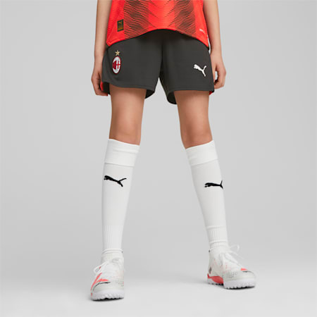 AC Milan Fußballshorts Teenager, PUMA Black-For All Time Red, small