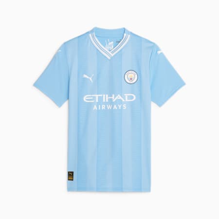 قميص جيرسيه للنساء Manchester City F.C. Home Replica, Team Light Blue-PUMA White, small-DFA