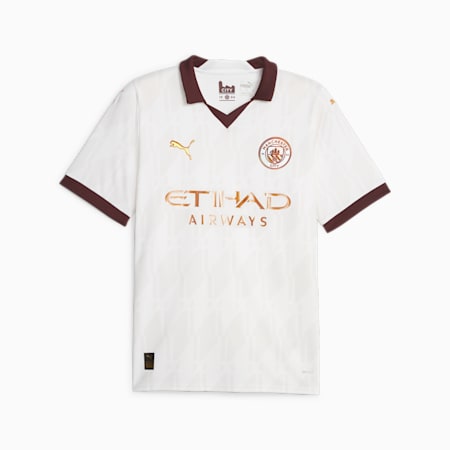 Camiseta Manchester City 23/24 para hombre, PUMA White-Aubergine, small-PER