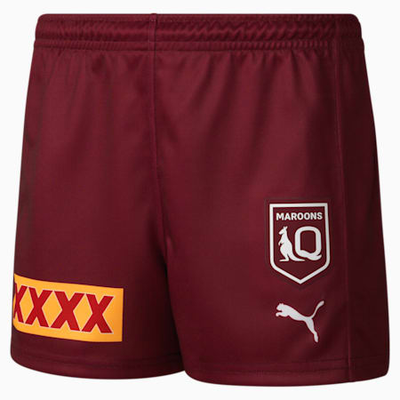 Queensland Maroons Replica Short, Burgundy-QLD, small-AUS