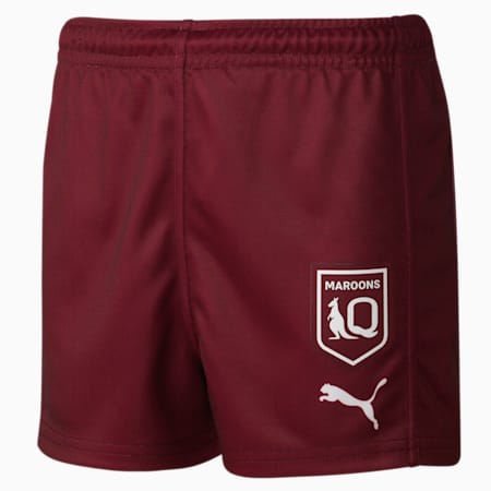 Queensland Maroons Youth Replica Short, Burgundy-QLD, small-AUS
