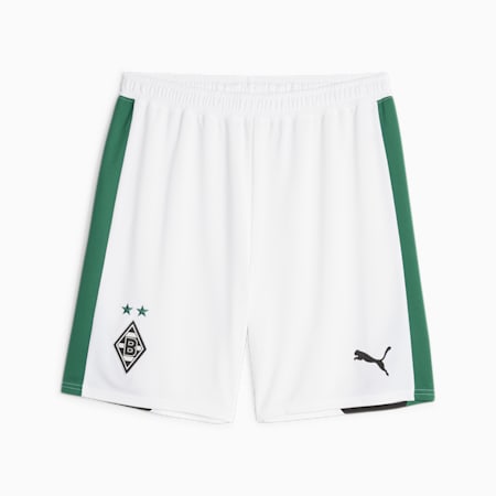 Borussia Mönchengladbach Football Shorts, PUMA White-Power Green, small