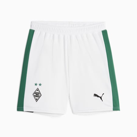 Shorts da calcio Borussia Mönchengladbach da ragazzi, PUMA White-Power Green, small