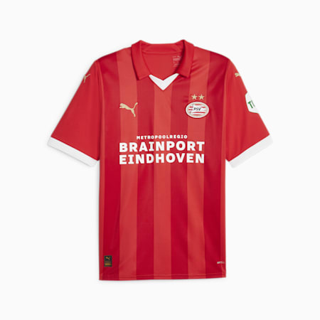 Camiseta deportiva PSV Eindhoven réplica local para hombre, For All Time Red-PUMA White, small