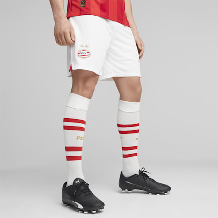 PSV Eindhoven 23/24 Football Shorts, PUMA White-For All Time Red, small
