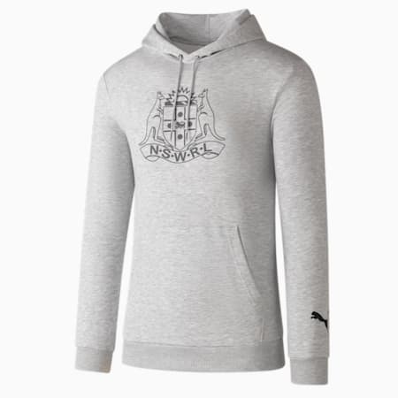 NSW Blues Unisex Crest Hoodie, Light Gray Heather-NSW Blues WSOO, small-AUS