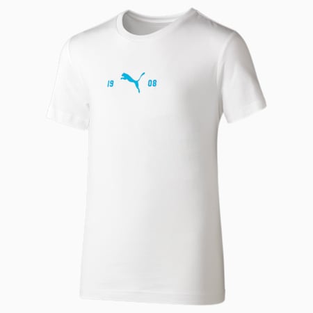 NSW Blues Tee - Youth 8-6 years, Puma White-NSW Blues, small-AUS