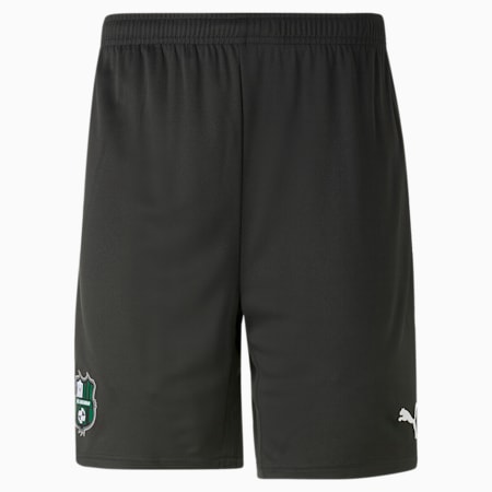 Shorts da calcio U.S. Sassuolo Calcio da uomo, Puma Black-Green Bee, small