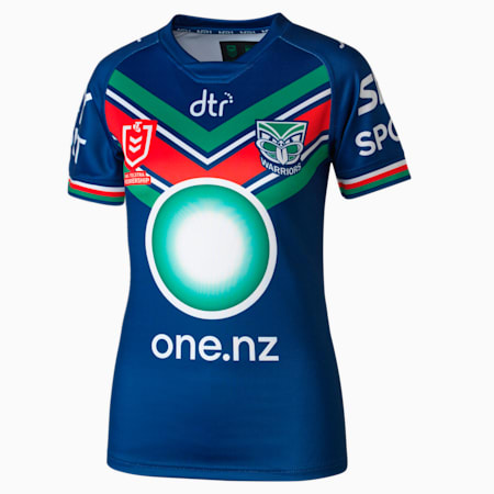 Warriors Women's Replica HOME Jersey, Blue Depths-Warriors, small-AUS