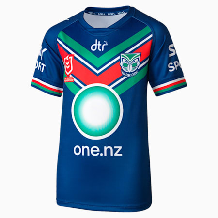 Warriors Youth Replica HOME / AWAY Jersey, Blue Depths-Warriors home, small-AUS