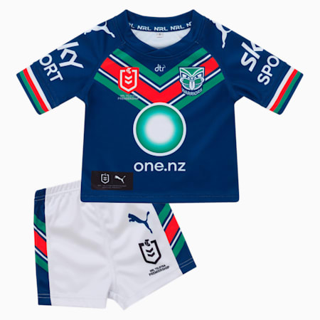 Warriors Infant Replica HOME Jersey &amp; Short Set, Blue Depths-Warriors, small-AUS