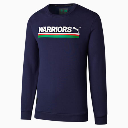 Warriors Unisex Graphic Crew, Peacoat-Warriors, small-AUS