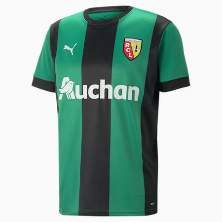 RC Lens Auswärtstrikot, Puma Black-Verdant Green, small
