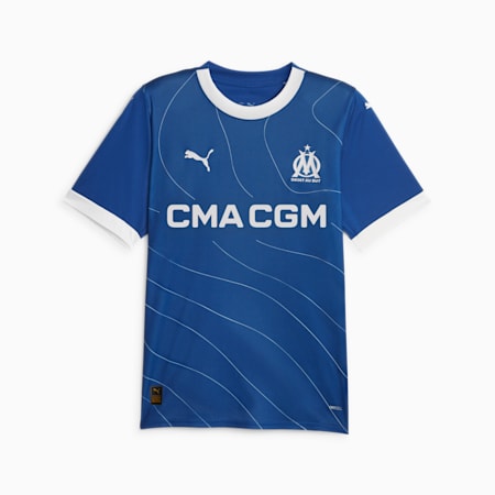 Męska koszulka wyjazdowa Olympique de Marseille 23/24, PUMA Team Royal-Clyde Royal, small