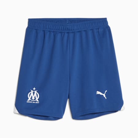 Młodzieżowe szorty piłkarskie Olympique de Marseille, Clyde Royal-PUMA White, small