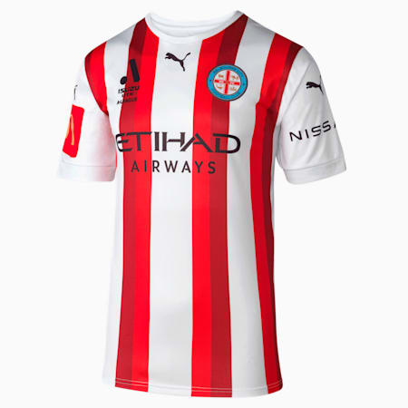 Melbourne City FC Replica AWAY Jersey - Youth 8-16 years, Puma White-FCMC, small-AUS