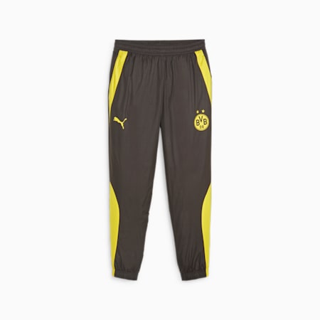 Borussia Dortmund Pre-match voetbalbroek, PUMA Black-Cyber Yellow, small