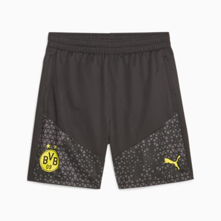 Borussia Dortmund Football Training Shorts, PUMA Black-Cyber Yellow, small-IDN