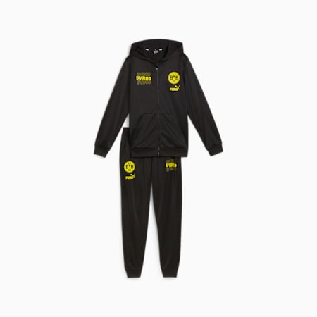 Veste de survêtement FtblCore Borussia Dortmund Enfant et Adolescent, PUMA Black-Cyber Yellow, small