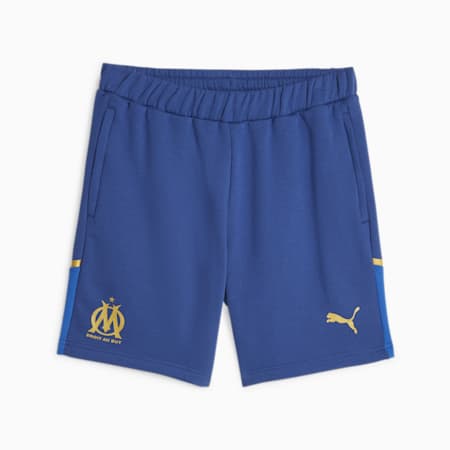 Shorts de fútbol Olympique de Marseille Casuals, Clyde Royal-PUMA White, small