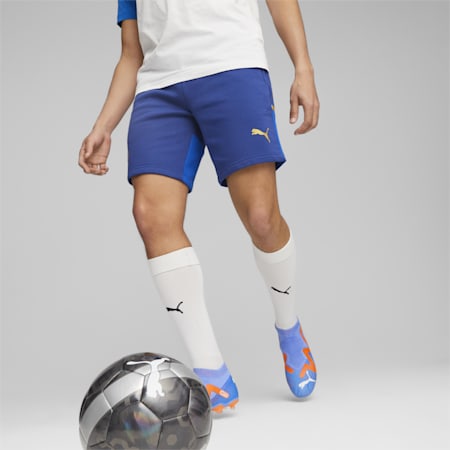 Shorts de fútbol Olympique de Marseille Casuals, Clyde Royal-PUMA White, small