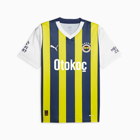 Fenerbahçe S.K. 23/24 thuisshirt voor heren, Medieval Blue-Blazing Yellow-PUMA White, small