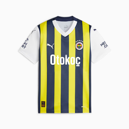 Fenerbahçe S.K. 23/24 thuisshirt voor jongeren, Medieval Blue-Blazing Yellow-PUMA White, small