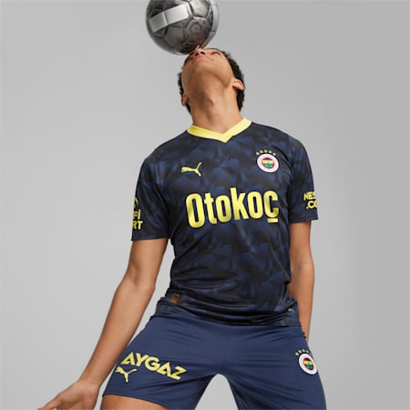 Camiseta Fenerbahçe S.K. de la 3.ª equipación 23/24 para hombre, Medieval Blue-Blazing Yellow, small