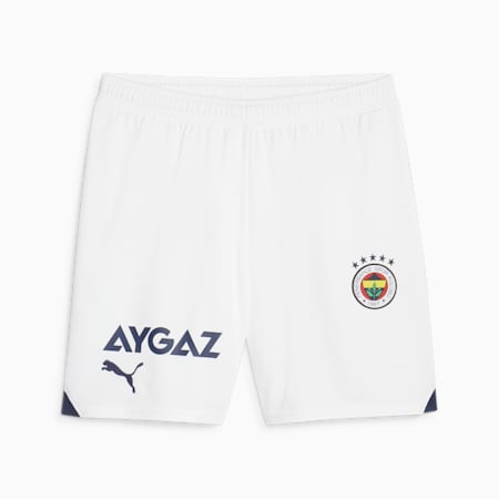 Shorts de fútbol Fenerbahçe S.K., PUMA White-Medieval Blue, small