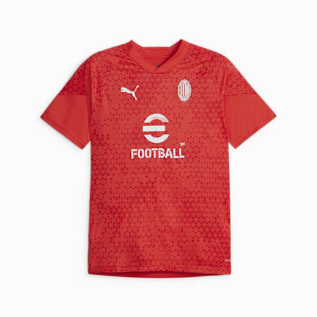 Maglia da training calcio AC Milan, For All Time Red-Feather Gray, small